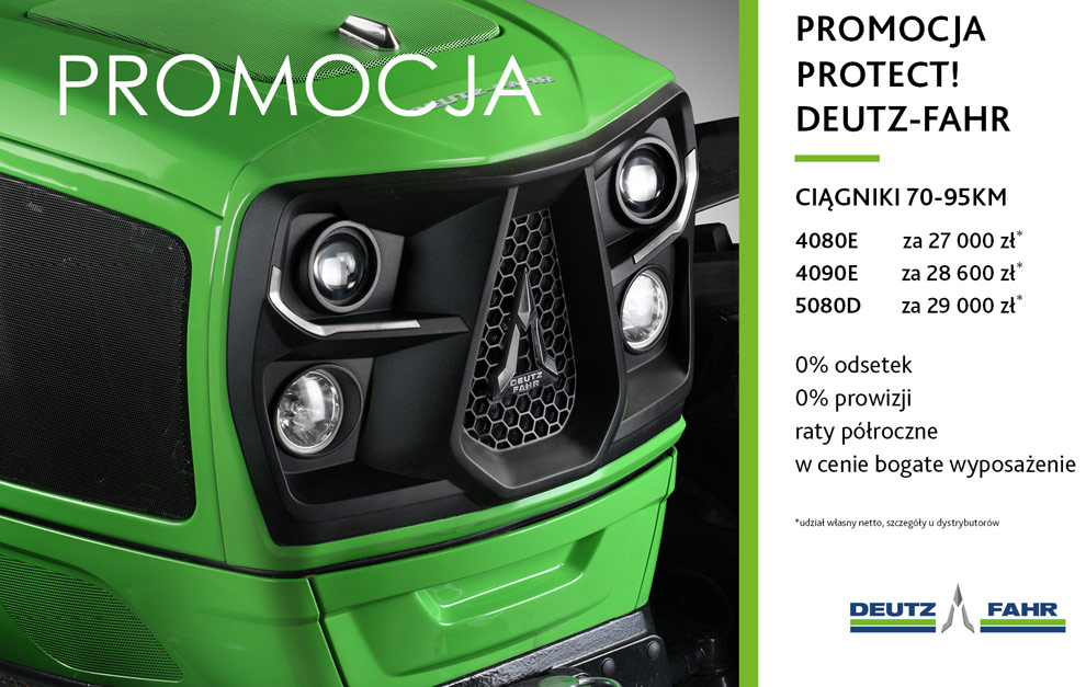 PROTECT! Ciągniki DEUTZ-FAHR Modele 4080  4090  5080